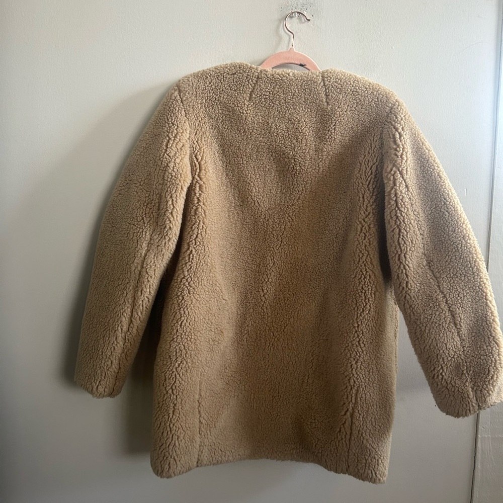 Wilfred Aritzia brown‎ teddy coat medium - Picture 4 of 4